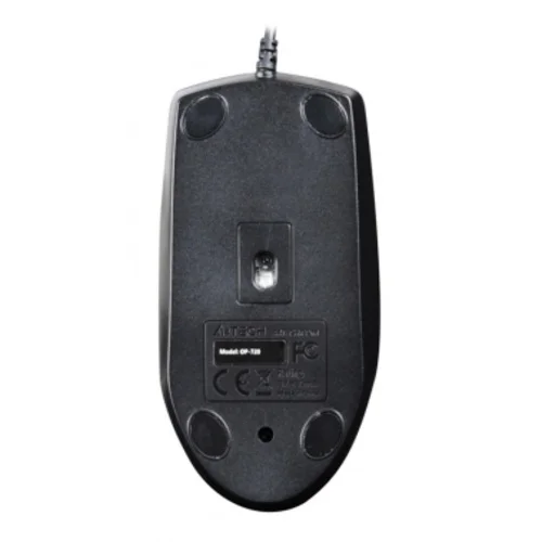 Мышь A4Tech OP-720 черный оптическая (1200dpi) USB (3but)